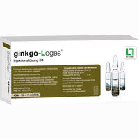 Ginkgo- Loges Injektionslösung D4 Ampullen 50 x 2 ml