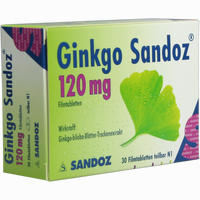 Ginkgo Sandoz 120mg Filmtabletten 30 Stück