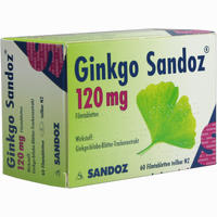 Ginkgo Sandoz 120mg Filmtabletten 60 Stück