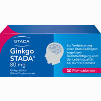 Ginkgo Stada 80mg Filmtabletten 30 Stück