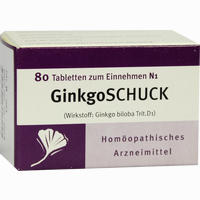 Ginkgoschuck Tabletten 80 Stück