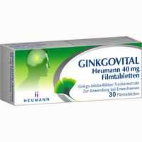 Ginkgovital Heumann 40 Mg Filmtabletten 30 Stück