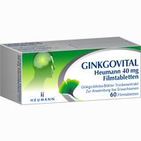 Ginkgovital Heumann 40 Mg Filmtabletten 60 Stück