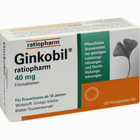 Ginkobil- Ratiopharm 40mg Filmtabletten 120 Stück