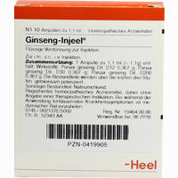 Ginseng- Injeel Ampullen 10 Stück