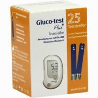 Gluco- Test Plus Blutzuckerteststreifen 25 Stück