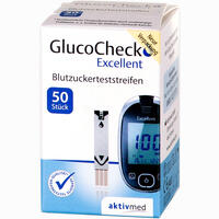 Glucocheck Excellent Blutzuckerteststreifen 50 Stück