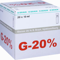 Glucose 20% Braun Mini- Plasco Connect Injektionslösung 20 x 10 ml