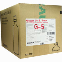 Glucose 5% B.braun Ecoflac Plus Einzelflasche Infusionslösung 10 x 250 ml