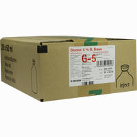 Glucose 5% B. Braun Injektionsflasche Injektionslösung 20 x 50 ml