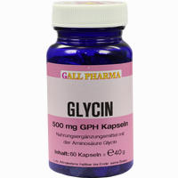 Glycin 500mg Kapseln HECHT PHARMA 60 Stück