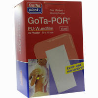 Gota- Por Pu Wundfilm Steril 15x10cm Verband 50 Stück
