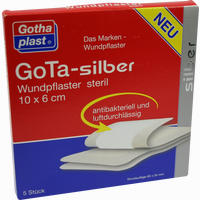 Gota- Silber Wundpflaster Steril 10x6cm 5 Stück