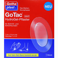 Gotac Hydrogel- Pflaster 10cmx7cm Steril 1 Stück