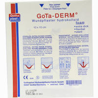 Gotha- Derm Foam Hydrophil 10x10cm Pflaster 1 Stück
