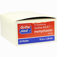 Gotha Silk Heftpflaster 10mx1.25cm Seide Auf Kern Pfl 24 Stück