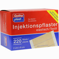 Gothaplast Injektionspflaster Elastisch 2x6cm 220 Stück