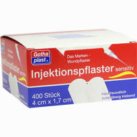 Gothaplast Injektionspflaster Sensitiv 4x1,7cm 400 Stück