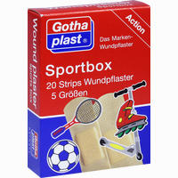 Gothaplast Sportbox Wundpflaster 5 Größen 20 Stück