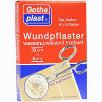 Gothaplast Wundpflaster Wasserabweisend Robust 0. 5mx6cm 1 Stück