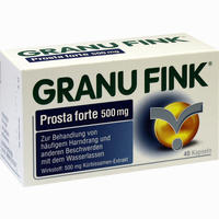 Granu Fink Prosta Forte 500 Mg Hartkapseln 40 Stück