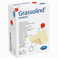 Grassolind Salbenkompressen Steril 5x5cm 50 Stück