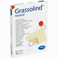 Grassolind Salbenkompressen Steril 5x5cm PAUL HARTMANN 10 Stück