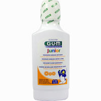 Gum Junior Mundspülung mit Calcium Orange 7- 12 Jahre Spüllösung 300 ml