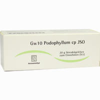 Gw10 Podophyllum Cp Jso Globuli 20 g