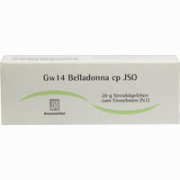 Gw14 Belladonna Cp Jso Globuli 20 g