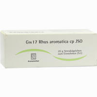 Gw17 Rhus Aromatica Cp Jso Globuli 20 g