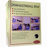 Gymnastikball Rehaforum 55cm Orange- Metallic 1 Stück