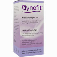 Gynofit Vaginal-gel mit Milchsäure Gel 6 x 5 ml