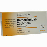 Hämorrhoidal- Zäpfchen N Cosmochema 12 Stück