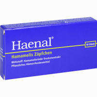 Haenal Hamamelis Zäpfchen 10 Stück