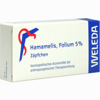 Hamamelis, Folium 5% Zäpfchen 10 Stück