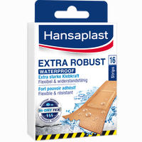 Hansaplast Extra Robust Waterproof Pflaster Strips 16 Stück