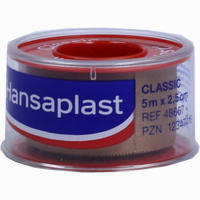 Hansaplast Fixierpflaster Classic 5mx2.5cm Schub 1 Stück