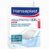 Hansaplast Med Aqua Protect Xxl 8x10cm Pflaster 5 Stück