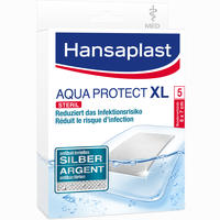 Hansaplast Med Xl Aqua Protect 6cmx7cm Pflaster 5 Stück
