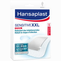 Hansaplast Med Xxl Sensitive 8x10cm Pflaster 5 Stück