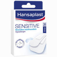 Hansaplast Sensitive Strips Sortiert Pflaster 20 Stück