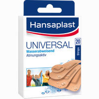 Hansaplast Universal Wasserabweisend 4 Größen Strips Pflaster 20 Stück