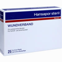 Hansapor Steril Wundverband 8x10cm 25er Pack 25 Stück
