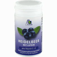 Heidelbeer Kapseln + Lutein + C + E 60 Stück