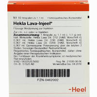 Hekla Lava- Injeel Ampullen 10 Stück