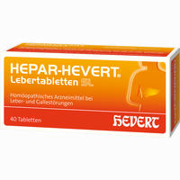 Hepar- Hevert Lebertabletten Sl 40 Stück