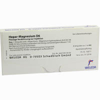 Hepar Magn D6 Ampullen 8 x 1 ml