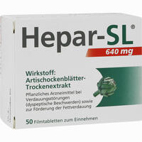 Hepar- Sl 640 Mg Filmtabletten 50 Stück