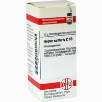 Hepar Sulfuris C10 Globuli 10 g
